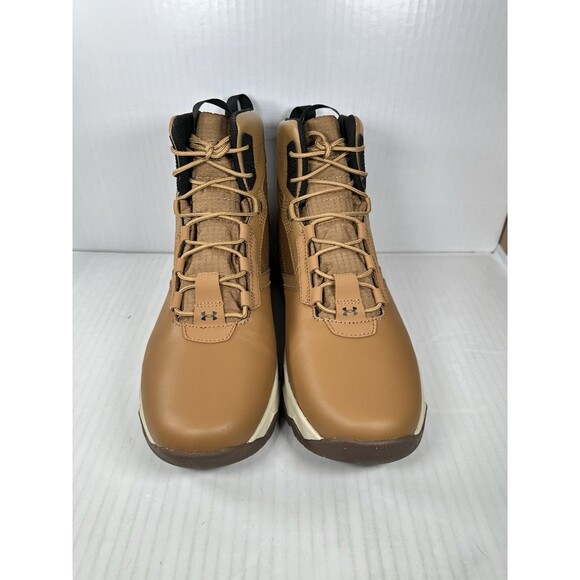 Under Armour Mens Stellar G2 Boots Size 10.5 Tactical Hiking Traction Brown